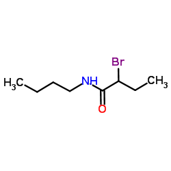 2-Bromo-N-butylbutanamide structure