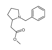 methyl 2-(1-benzylpyrrolidin-2-yl)acetate结构式