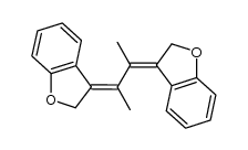 (3E,3'E)-3,3'-(butane-2,3-diylidene)bis(2,3-dihydrobenzofuran) Structure