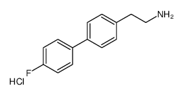 2-(4'-fluorobiphenyl-4-yl)ethanamine hydrochloride结构式