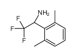 (1R)-1-(2,6-dimethylphenyl)-2,2,2-trifluoroethanamine结构式