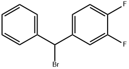 4-(bromo(phenyl)methyl)-1,2-difluorobenzene Structure