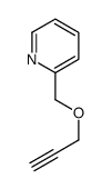 Pyridine,2-[(2-propynyloxy)methyl]-(9CI)结构式