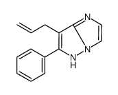 6-phenyl-7-prop-2-enyl-5H-imidazo[1,2-b]pyrazole结构式