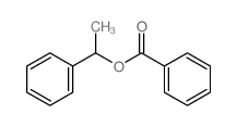 1-phenylethyl benzoate Structure