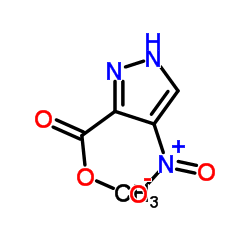 4-Nitro-2H-pyrazole-3-carboxylic acid Methyl ester structure