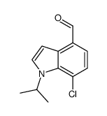 7-chloro-1-(propan-2-yl)-1H-indole-4-carboxaldehyde Structure