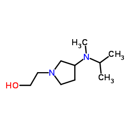 2-{3-[Isopropyl(methyl)amino]-1-pyrrolidinyl}ethanol Structure