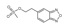 5-[2-(Methanesulfonyloxy)-ethyl]benzofurazan结构式