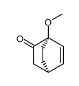 (1S,4R)-1-Methoxy-bicyclo[2.2.2]oct-5-en-2-one结构式