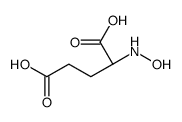 (2S)-2-(hydroxyamino)pentanedioic acid结构式