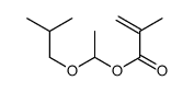 1-(2-methylpropoxy)ethyl 2-methylprop-2-enoate Structure