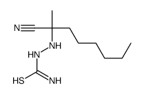 (2-cyanooctan-2-ylamino)thiourea Structure