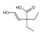 2-ethyl-2-formamidobutanoic acid Structure