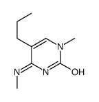 1-methyl-4-(methylamino)-5-propylpyrimidin-2-one结构式