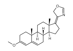 (E)-3-Methoxy-17-(2-oxazolin-4-ylidene)androsta-3,5-diene Structure