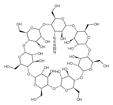 3A-azido-3A-deoxy-altro-β-cyclodextrin结构式