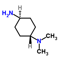 1,4-Cyclohexanediamine, N,N-dimethyl-, trans- structure