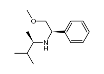 (1R,1'R)-N-(2'-methoxy-1'-phenylethyl)-1,2-dimethylpropylamine Structure