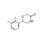 6-(2,3-二甲基苯基)吗啉-3-酮结构式
