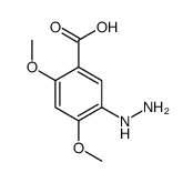 5-hydrazinyl-2,4-dimethoxybenzoic acid Structure