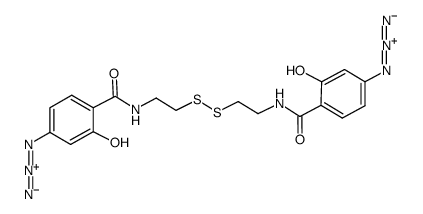 BIS(2-(4-AZIDOSALICYLAMIDO)ETHYL) DISULF Structure