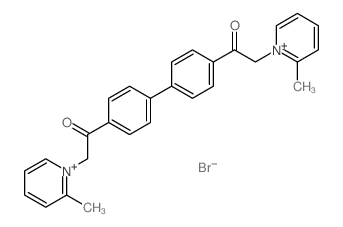 1,1′-(p′p′-BIPHENYLENEBIS(CARBONYL-METHYL))DI-2-PICOLINIUM DIBROMIDE picture