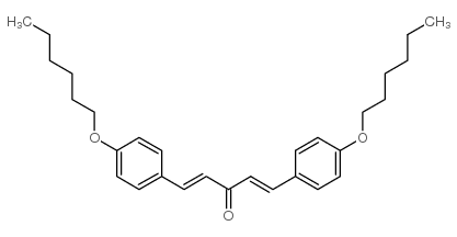 1,5-双(对己氧基苯基)-1,4-戊二烯-3-星空app结构式