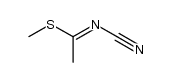 N-Cyanmethylthioacetimidat Structure