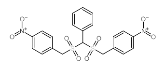 Toluene, a,a-bis[(p-nitrobenzyl)sulfonyl]- (8CI) Structure