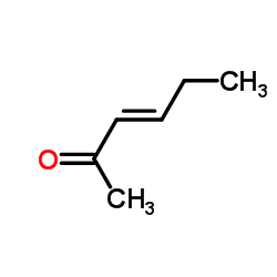 (E)-hex-3-en-2-one结构式