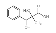 3-羟基-2,2-二甲基-3-苯基丙酸结构式