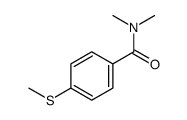 N,N-dimethyl-4-methylsulfanylbenzamide Structure