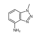 4-Amino-1-methyl-1H-benzotriazole结构式