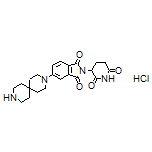 2-(2,6-Dioxo-3-piperidyl)-5-(3,9-diazaspiro[5.5]undecan-3-yl)isoindoline-1,3-dione Hydrochloride Structure