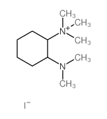 Ammonium,[2-(dimethylamino)cyclohexyl]trimethyl-, iodide, trans- (8CI)结构式