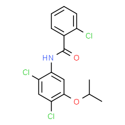 2-CHLORO-N-(2,4-DICHLORO-5-ISOPROPOXYPHENYL)BENZENECARBOXAMIDE picture