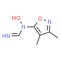 Methanimidamide, N-(3,4-dimethyl-5-isoxazolyl)-N-hydroxy- (9CI) picture