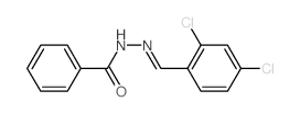 Benzoicacid, 2-[(2,4-dichlorophenyl)methylene]hydrazide结构式