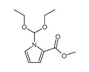 methyl 1-diethoxymethyl-1H-pyrrole-2-carboxylate结构式