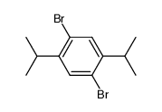 1,4-dibromo-2,5-diisopropylbenzene Structure