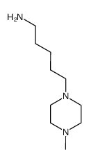 5-(4-methylpiperazin-1-yl)pentan-1-amine结构式