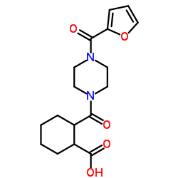 2-{[4-(2-Furoyl)-1-piperazinyl]carbonyl}cyclohexanecarboxylic acid picture