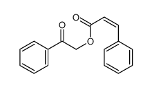 phenacyl 3-phenylprop-2-enoate Structure