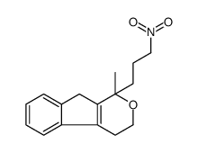 1-methyl-1-(3-nitropropyl)-4,9-dihydro-3H-indeno[2,1-c]pyran Structure