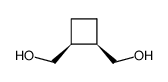 Cyclobutane-1β,2β-dimethanol structure