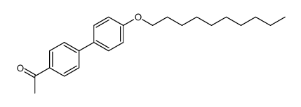 4-acetyl-4'-decyloxy-1,1'-biphenyl Structure