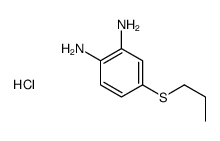 4-(PROPYLTHIO)BENZENE-1,2-DIAMINE结构式