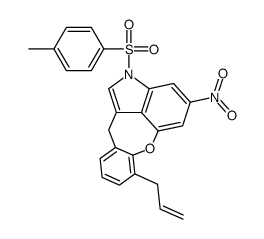 2-[(4-methylphenyl)sulfonyl]-4-nitro-7-(prop-2-en-1-yl)-2,11-dihydro[1]benzoxepino[4,3,2-cd]indole Structure