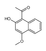 1-Acetyl-4-methoxy-2-naphthol结构式